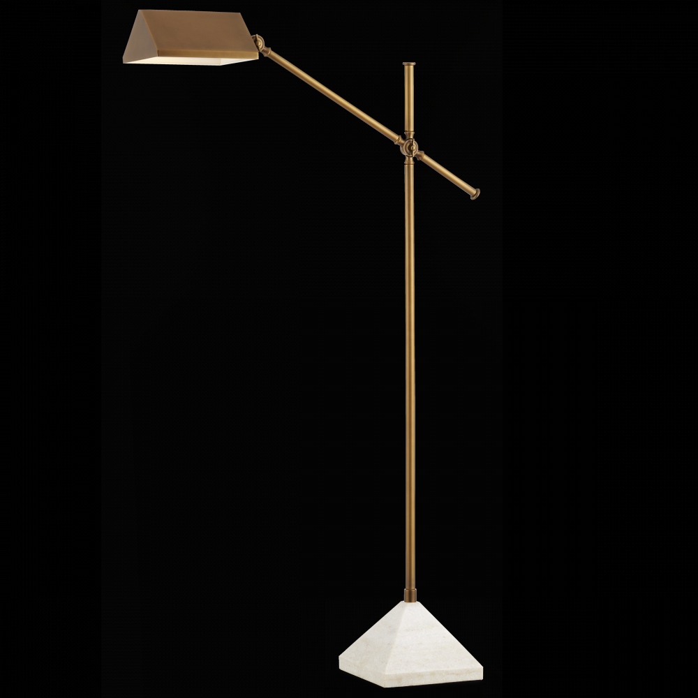 Repertoire Brass Floor Lamp