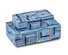Currey 1200-0512 - Cade Blue Box Set of 2