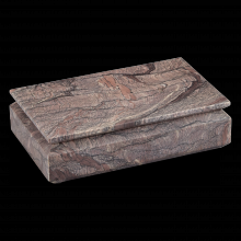Currey 1200-0803 - Leslie Breccia Marble Box