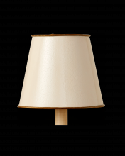 Currey 0900-0029 - Tole Ivory Tapered Chandelier Shade